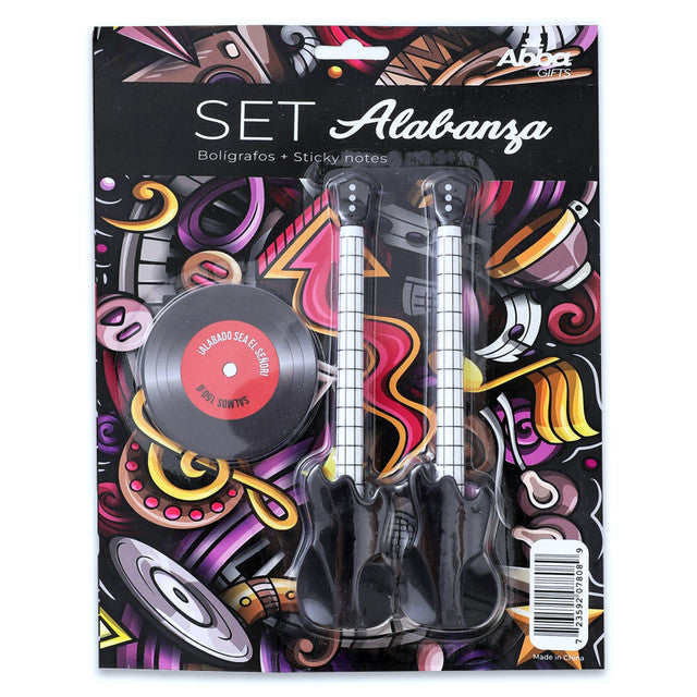 SET BOLIGRAFOS & STICKY NOTES