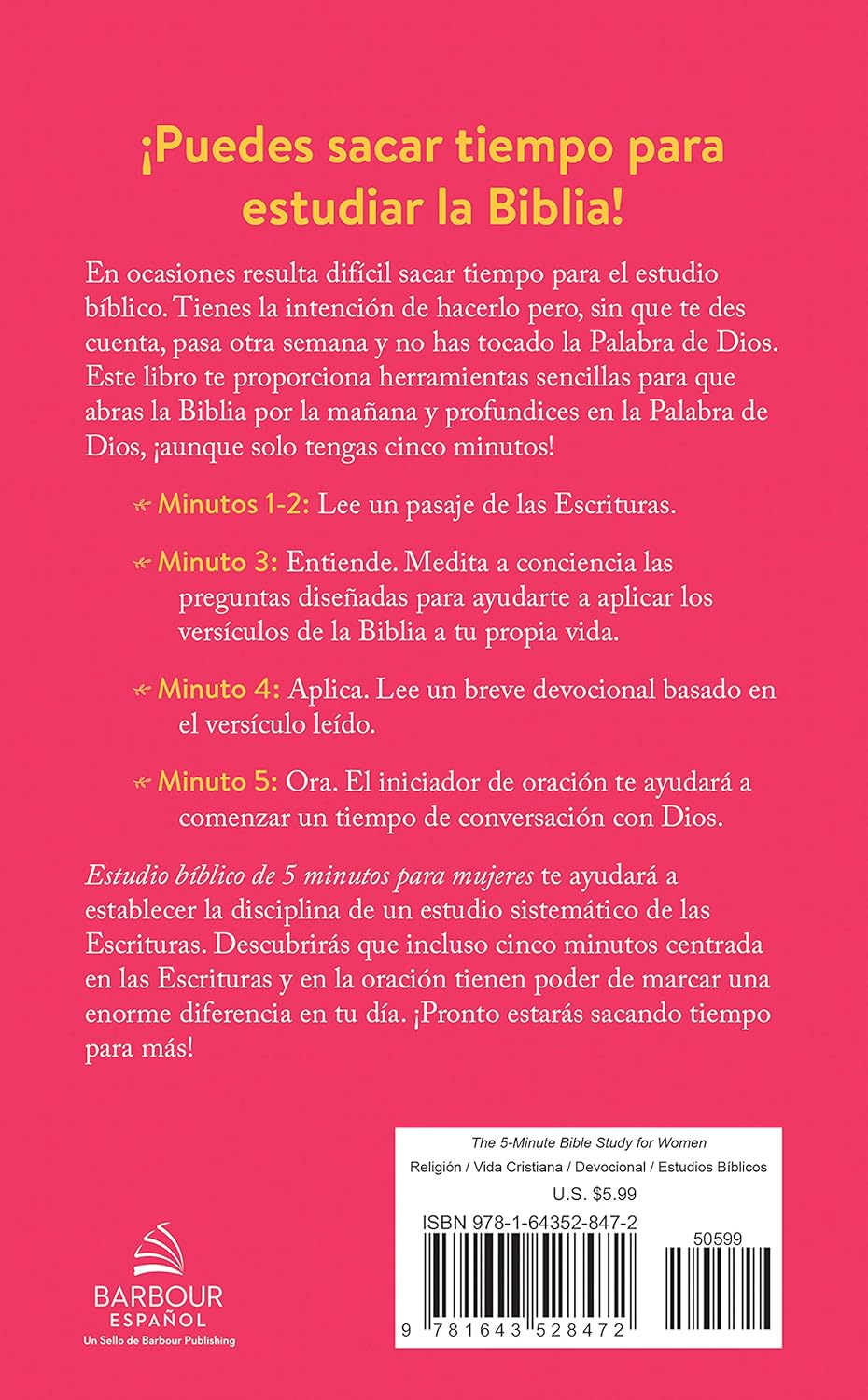 Estudio biblico de 5 minutos para mujeres