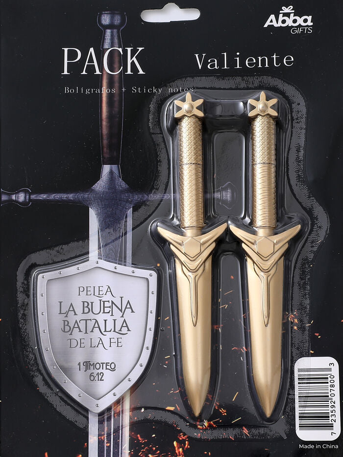 SET BOLIGRAFOS & STICKY NOTES