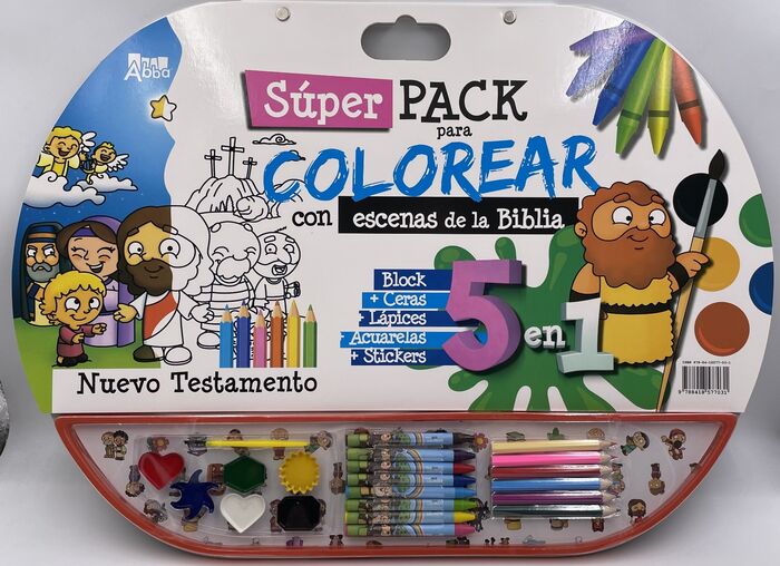 Súper Pack para colorear Nuevo Testamento
