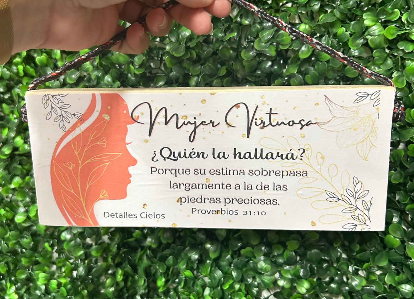 Placa 9" madera (variedad)