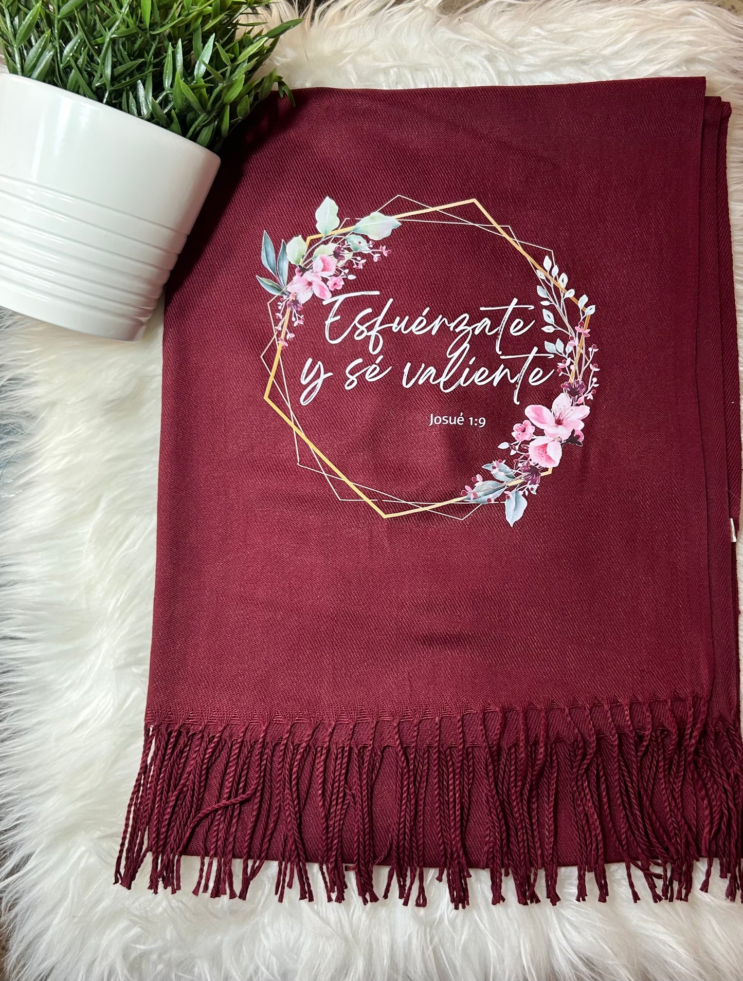 Pashminas con mensajes