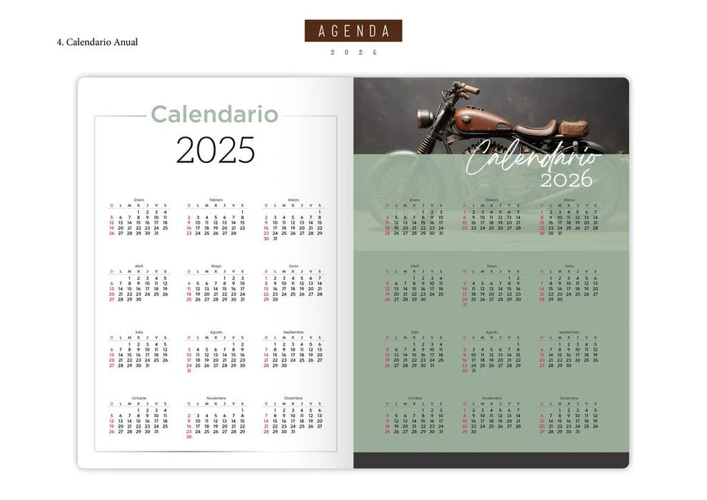 Agenda 2025 -Tapa Dura Pura Vida Gifts