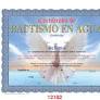Variedad Certificado Bautismo en Agua