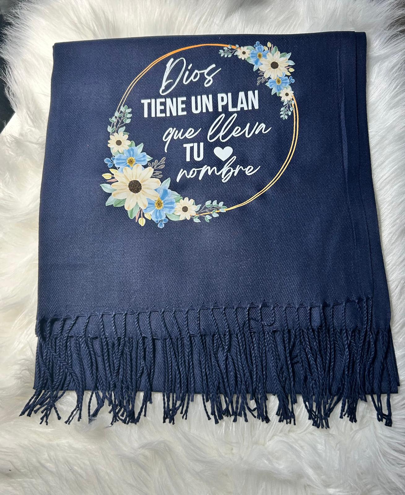 Pashminas con mensajes