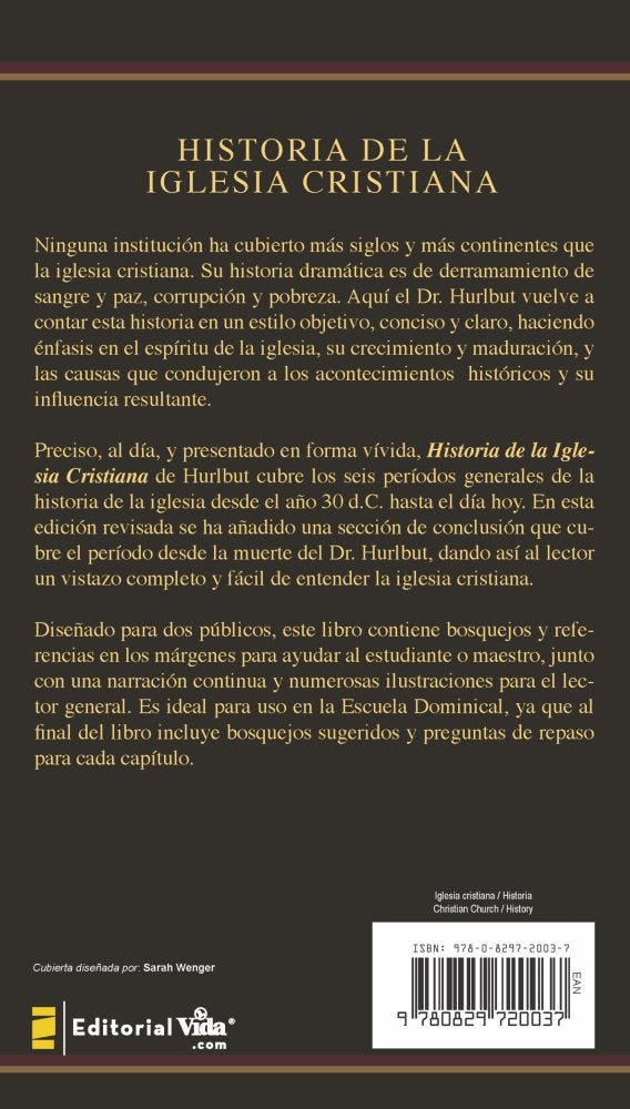 Historia de la Iglesia cristiana Tapa dura