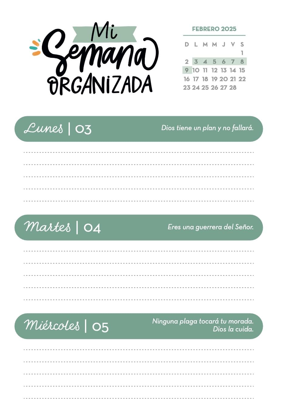 La temporada más feliz de mi vida Agenda • Planner (julio 2024 - diciembre 2025): Guía diaria para el crecimiento espiritual y la sanidad interior