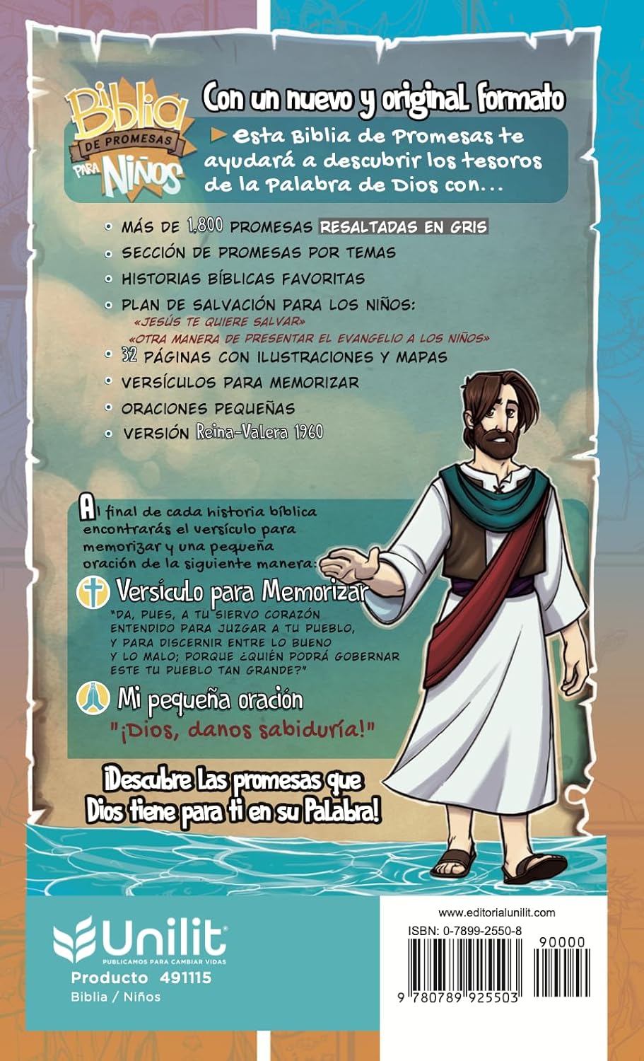 Santa Biblia de Promesas Reina-Valera 1960 - Edición para niños Tapa dura