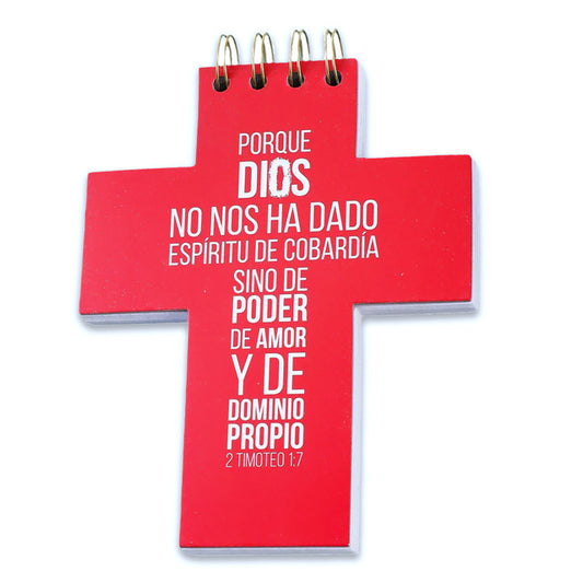 Libreta Espiral: Poder de amor, tamaño bolsillo - 2 Timoteo 1:7