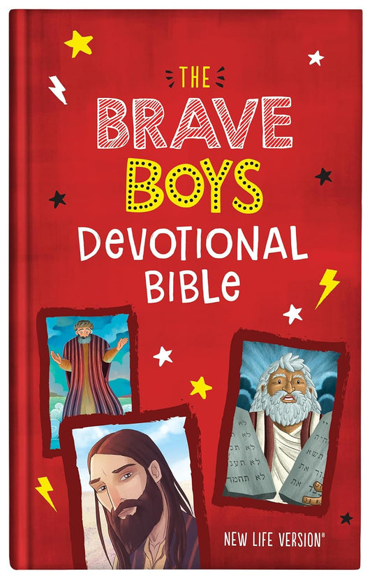 The Brave Boys Devotional Bible: New Life Version Tapa dura