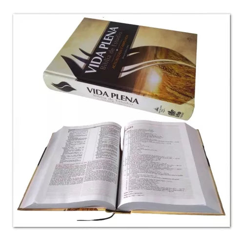 RVR 1960 Vida Plena Biblia de Estudio tapa dura
