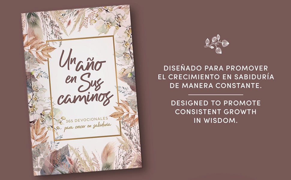 Un año en Sus caminos - Devocional (tapa dura)