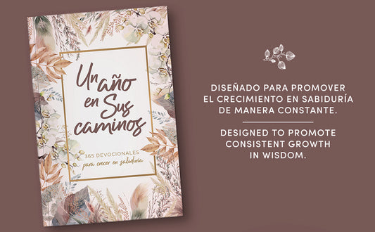 Un año en Sus caminos - Devocional (tapa dura)