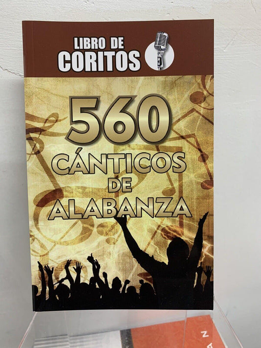 Libro de coritos 560 canticos de alabanza Tapa blanda